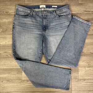 FRAME Le Garcon Boyfriend Fit High Rise Denim Jeans Light Wash sz 33